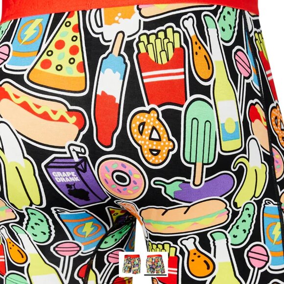SAXX VIBE Boxer Briefs “Sticker Snacks” - Picture 2 of 4